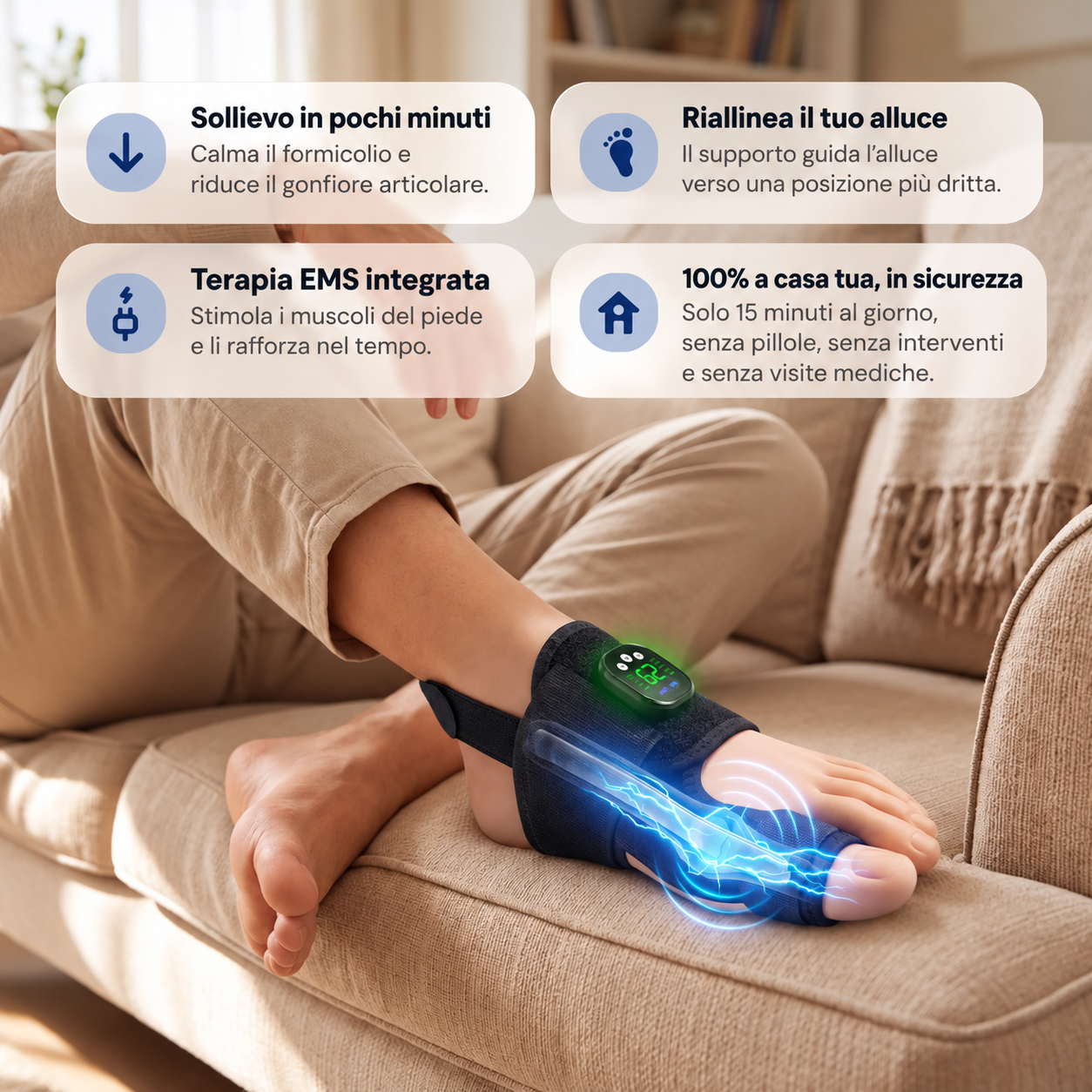 Sollieva™ | Correttore EMS per Alluce Valgo